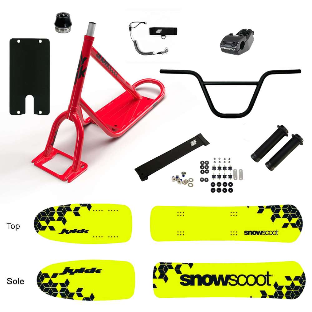 NEW SNOWSCOOT JYKK ONE D AP2-SIGNAL SAS 2025 - ROUGE BRILLANT