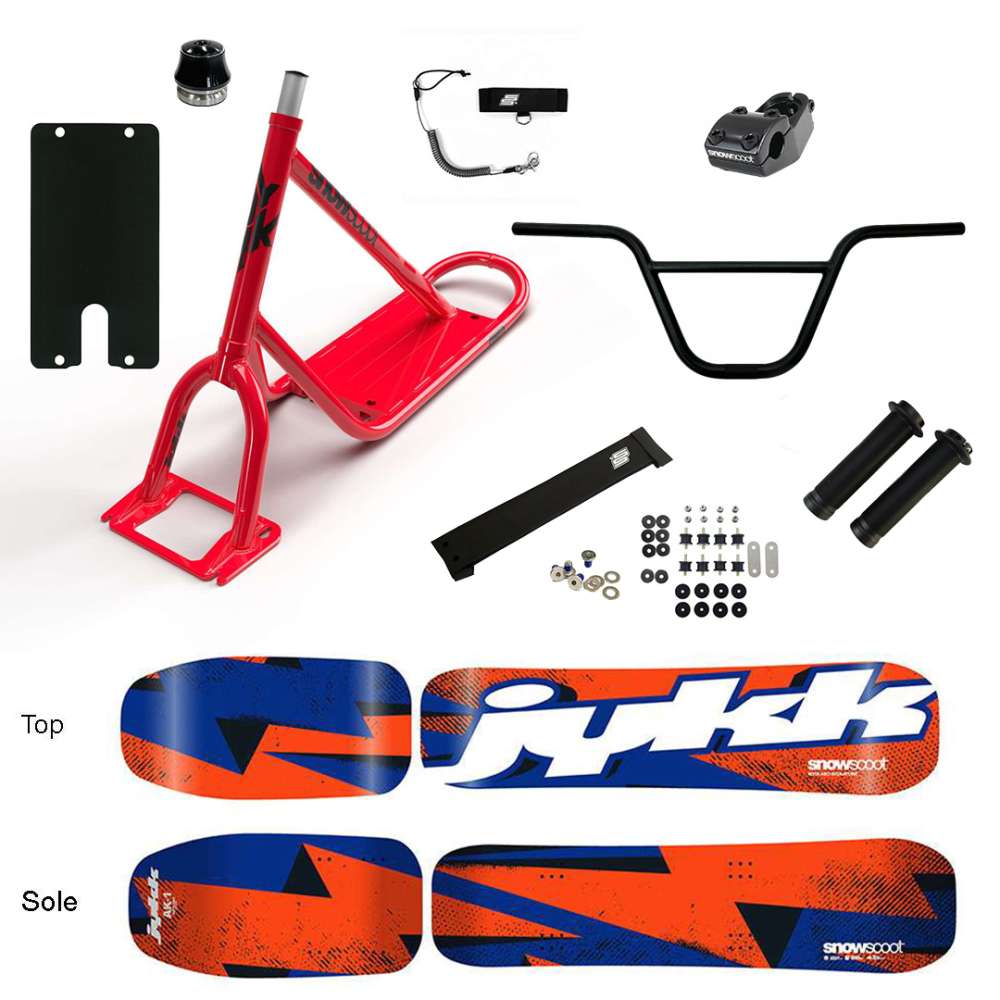 NEW SNOWSCOOT JYKK ONE D AK1 II SAS 2025 - ROUGE BRILLANT