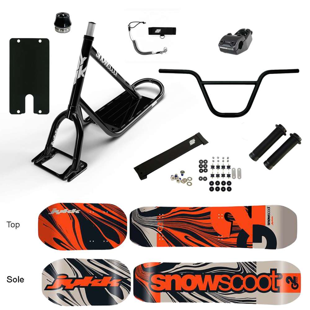 NEW SNOWSCOOT JYKK ONE D G2 SAS 2025 - NOIR BRILLANT