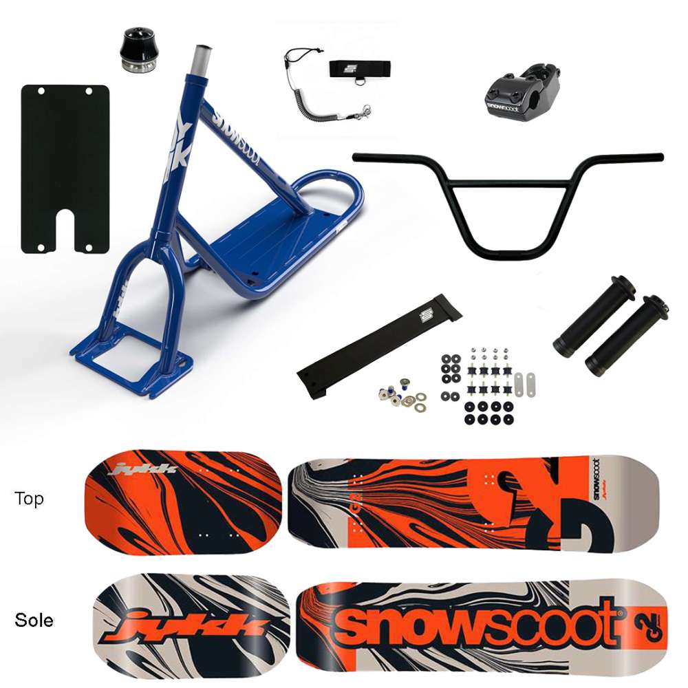 NEW SNOWSCOOT JYKK ONE D G2 SAS 2025 - BLEU BRILLANT