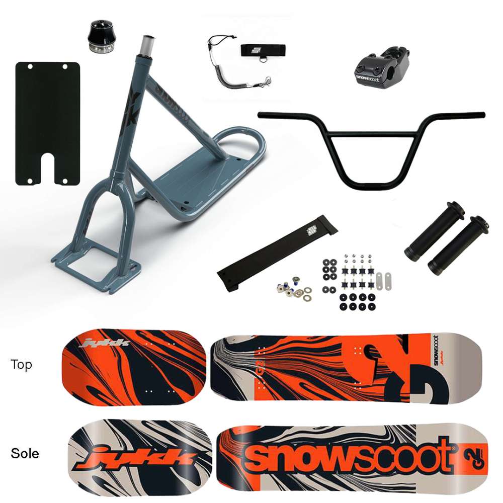 NEW SNOWSCOOT JYKK ONE D G2 SAS 2025 - GRIS BRILLANT