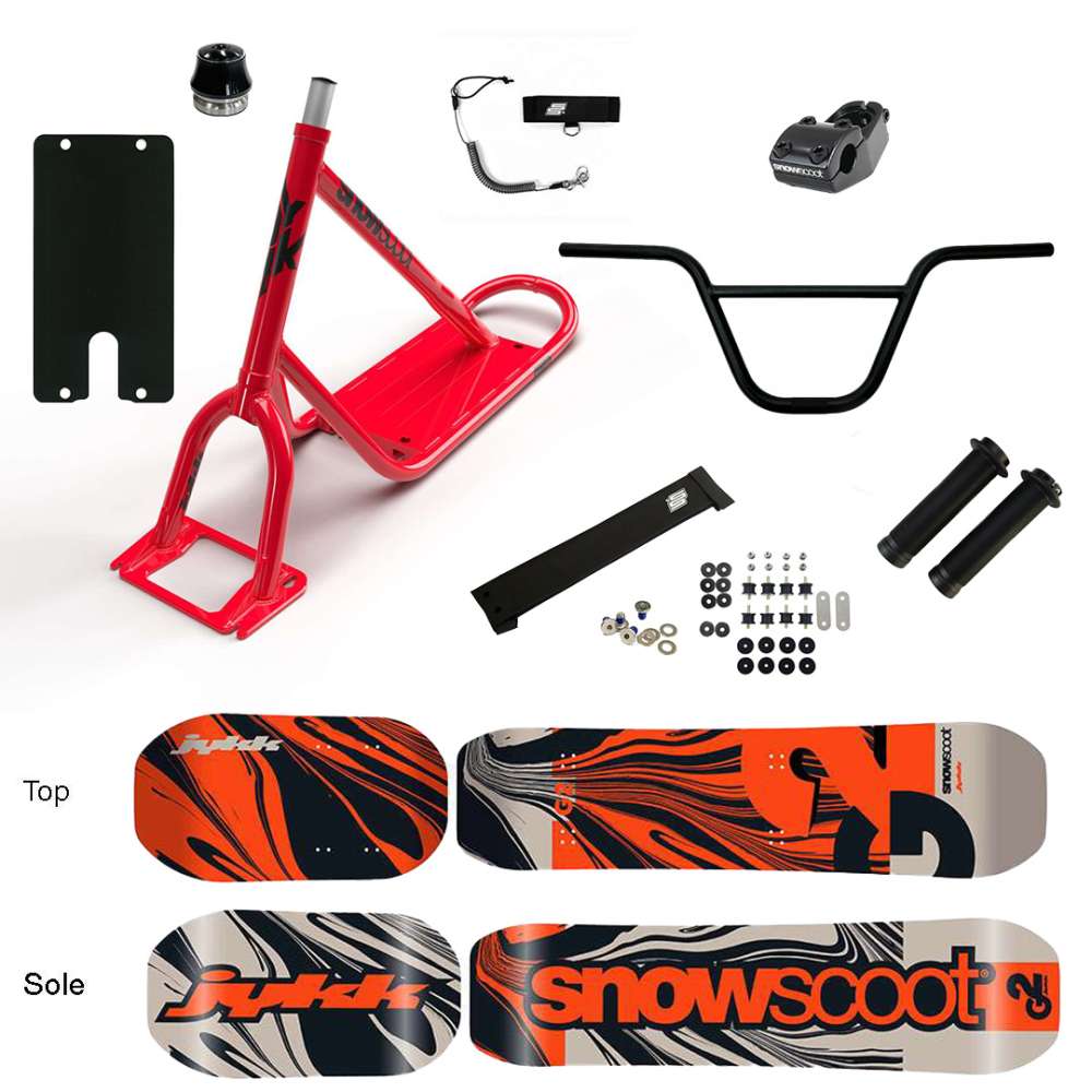 NEW SNOWSCOOT JYKK ONE D G2 SAS 2025 - ROUGE BRILLANT