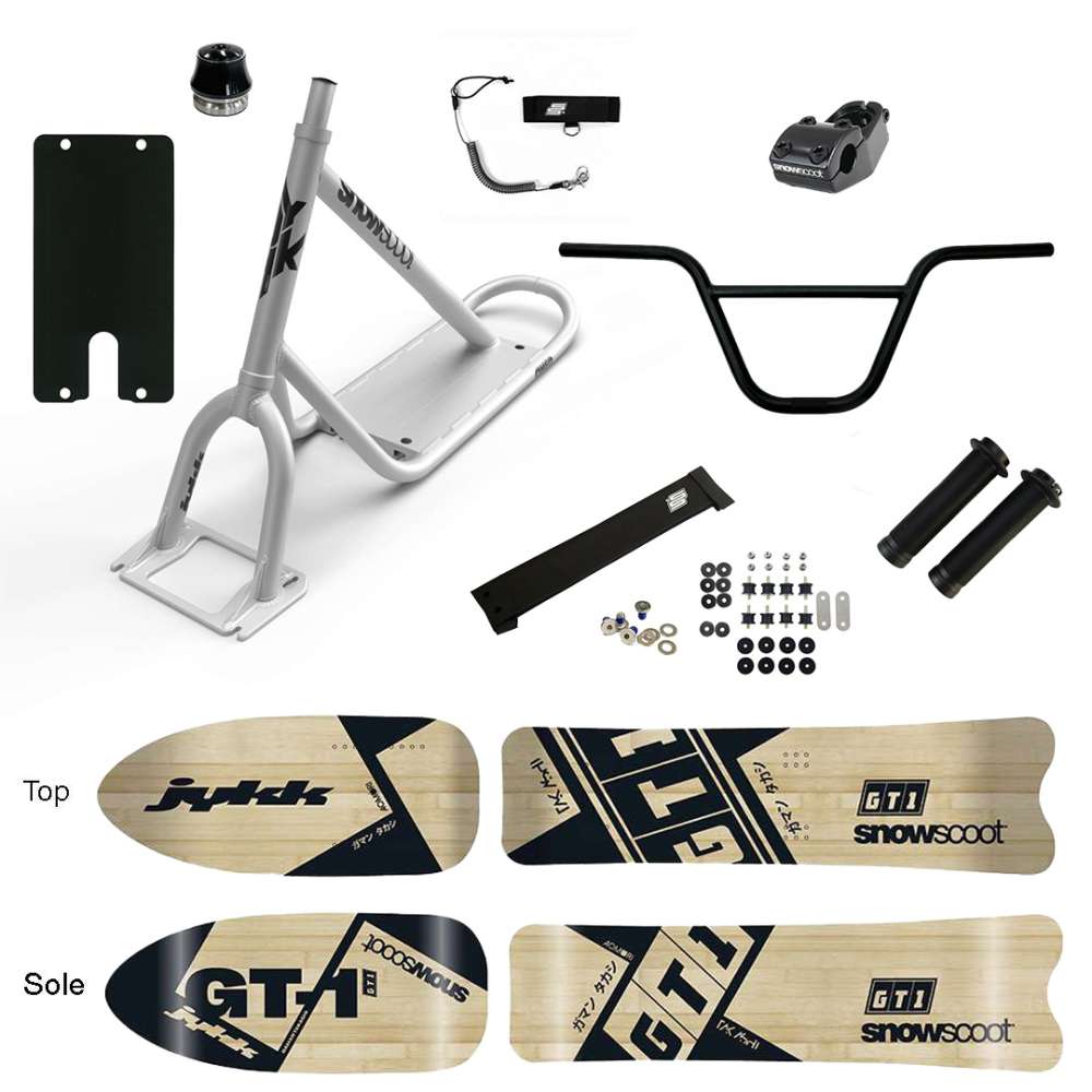 NEW SNOWSCOOT JYKK ONE D GT1 WOODEN SAS 2025 - BRUT BRILLANT