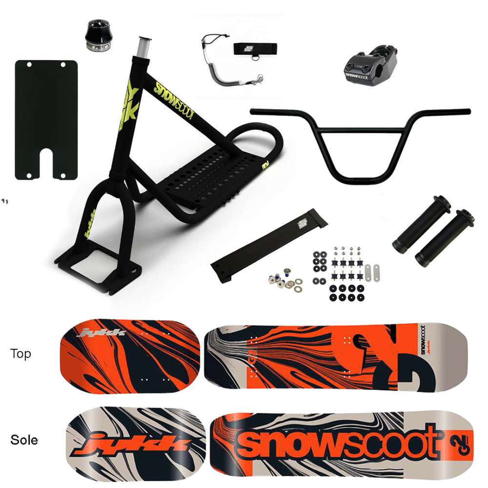 NEW SNOWSCOOT JYKK 70L G2 SAS 2025 - NOIR MAT