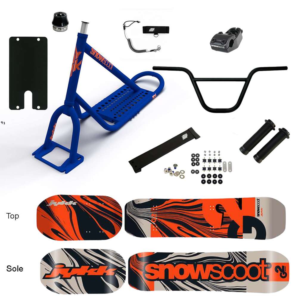 NEW SNOWSCOOT JYKK 70L G2 SAS 2025 - BLEU MAT